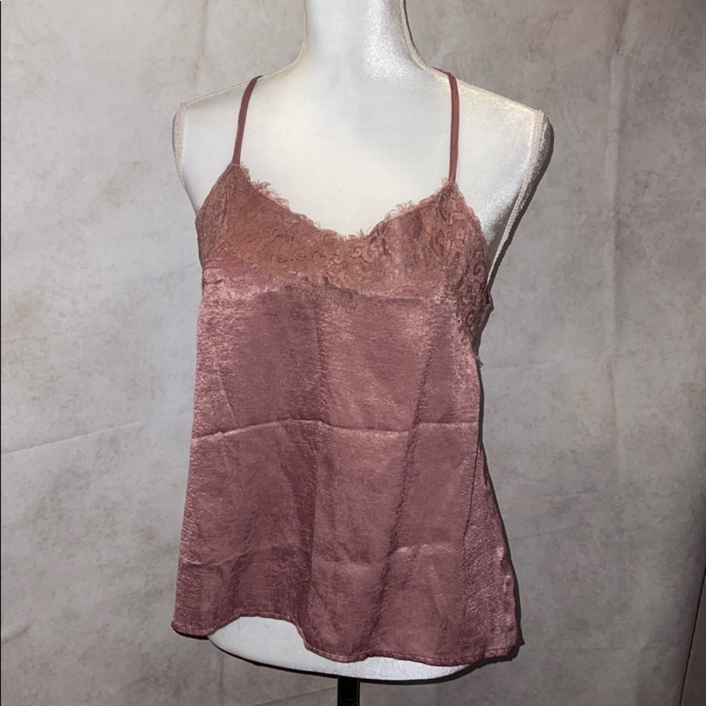 Amaryllis Camisole Blouse with Lace Accents
